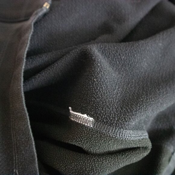 Eddie Bauer Jacket Mens L Black First Ascent Zip Nylon Coat - Picture 8 of 8